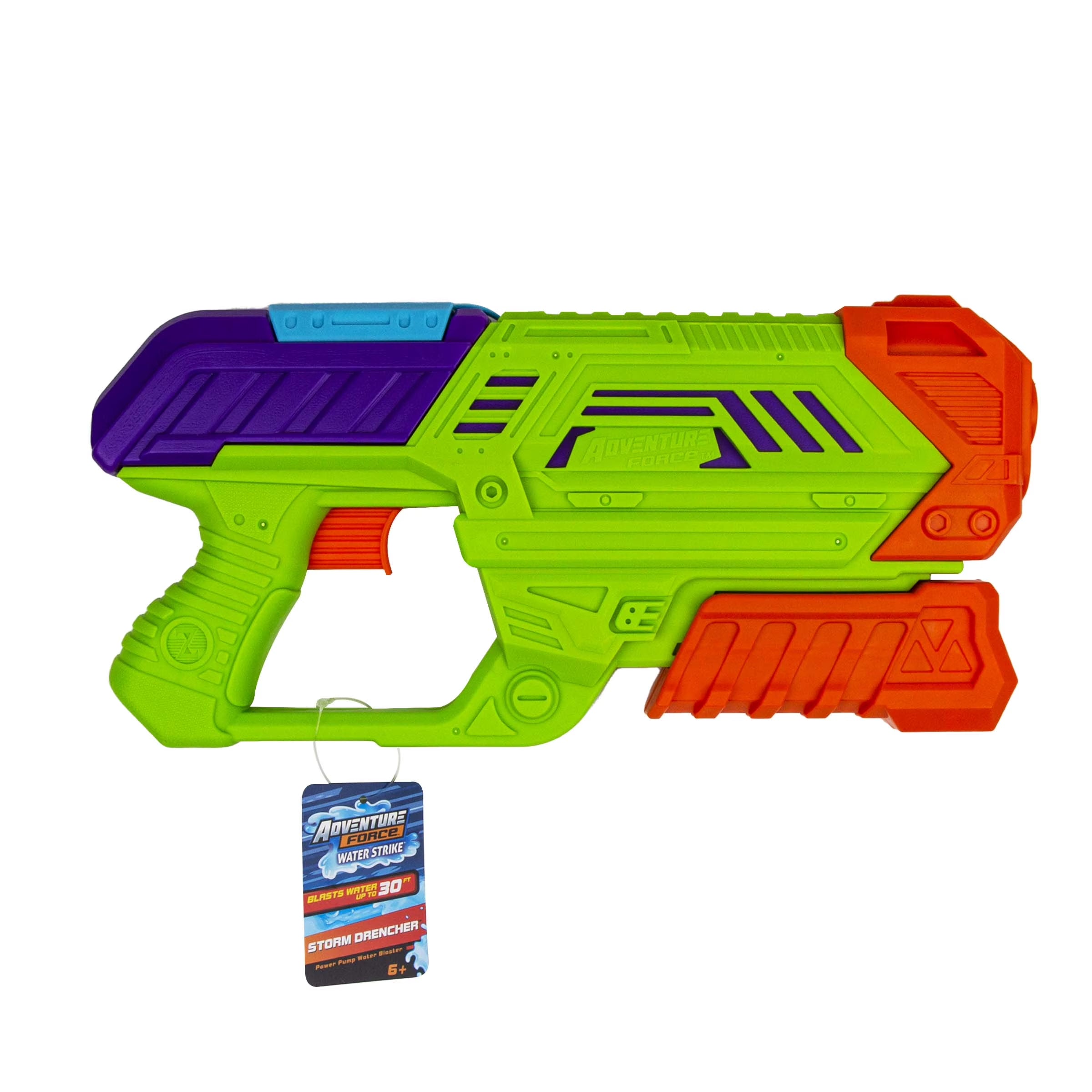 Water Strike Storm Drencher, Power Pump Green Water Blaster