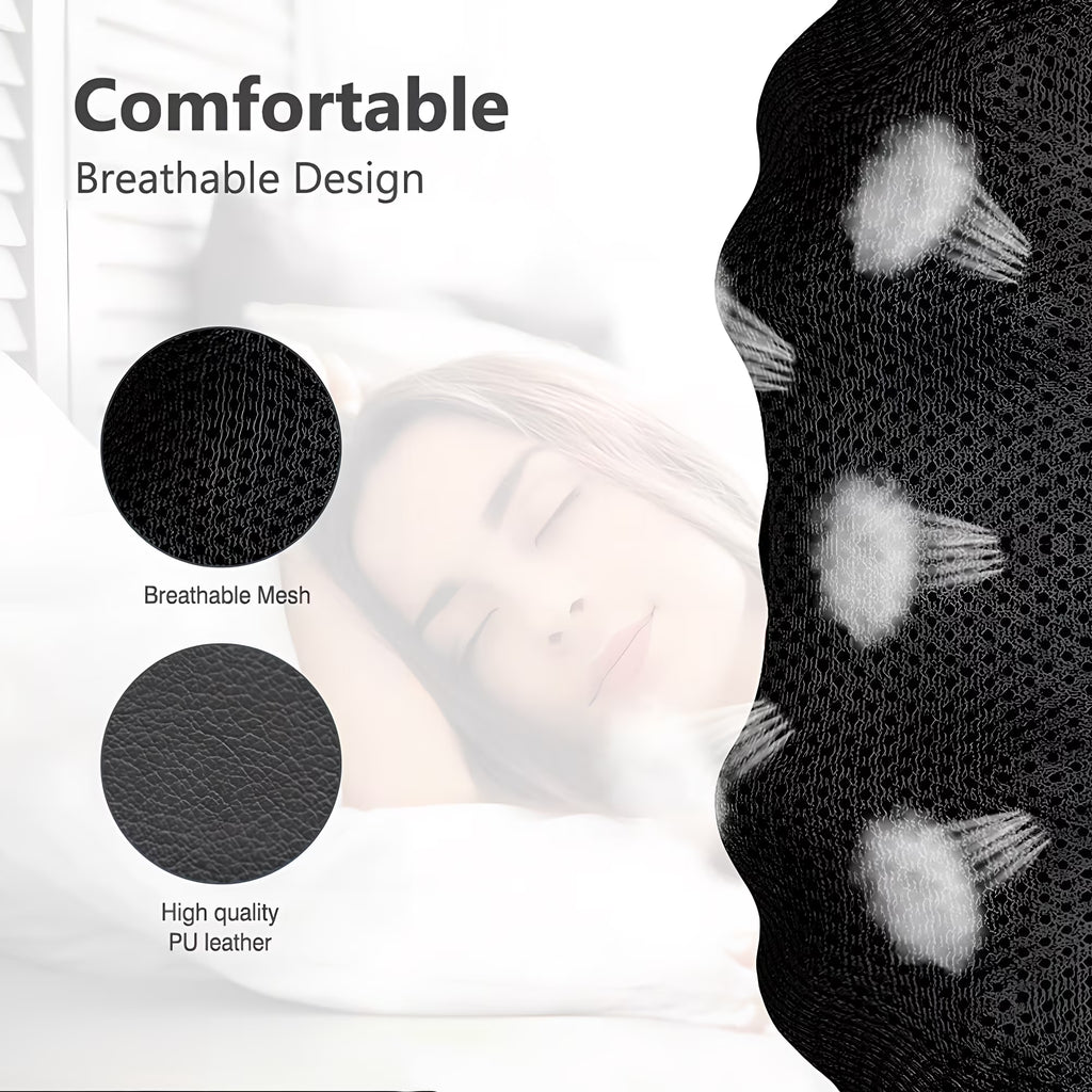 Shiatsu Shoulder Back and Neck Massager with Heat, Electric Deep Tissue Kneading Massage Pillow, Black