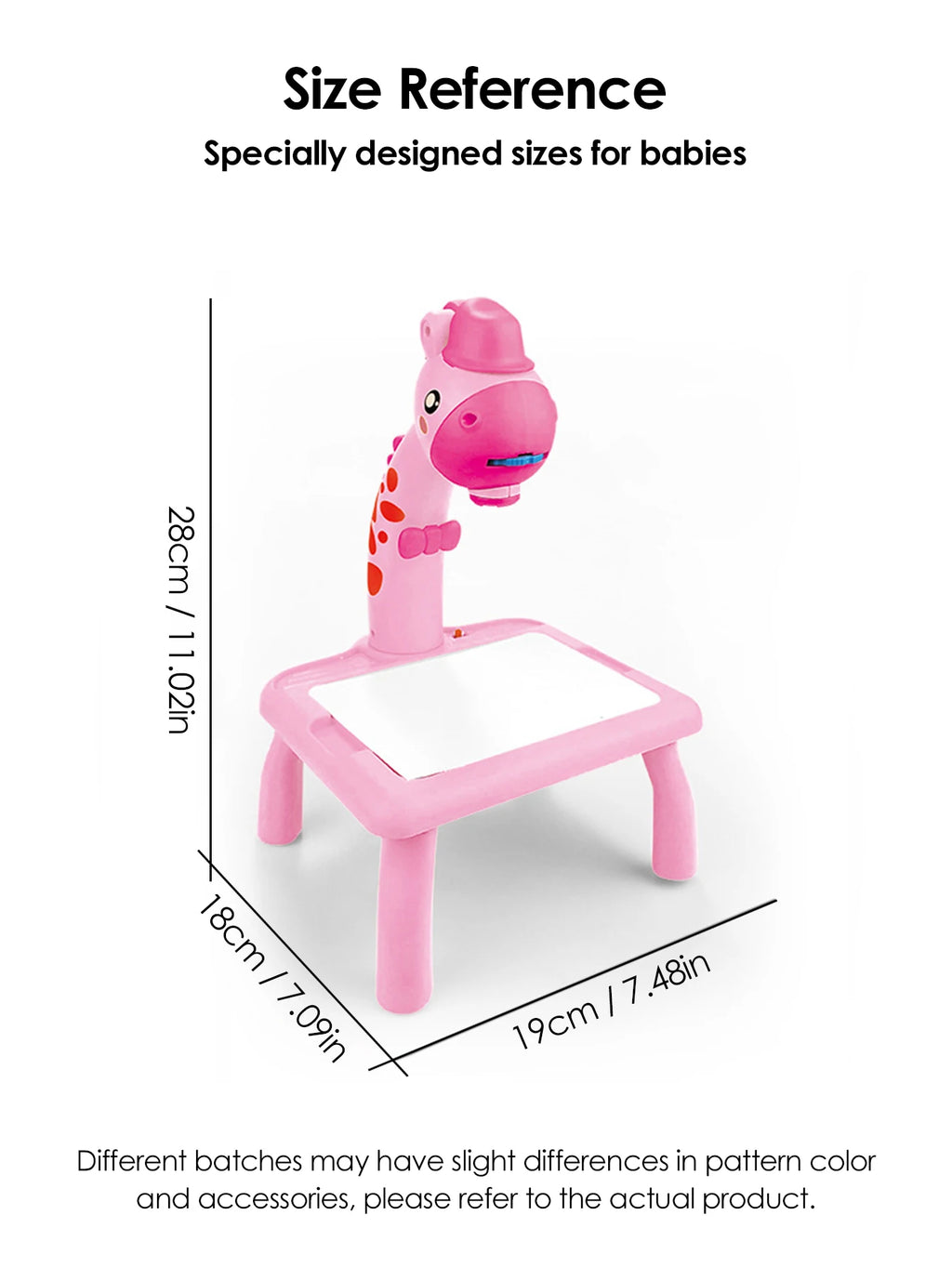 Children LED Projector Drawing Table Toy Painting Set Table Educational Board Learning Tools Painting Toys for Children