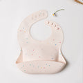 Colorful Particles Silicone Baby Bib Waterproof