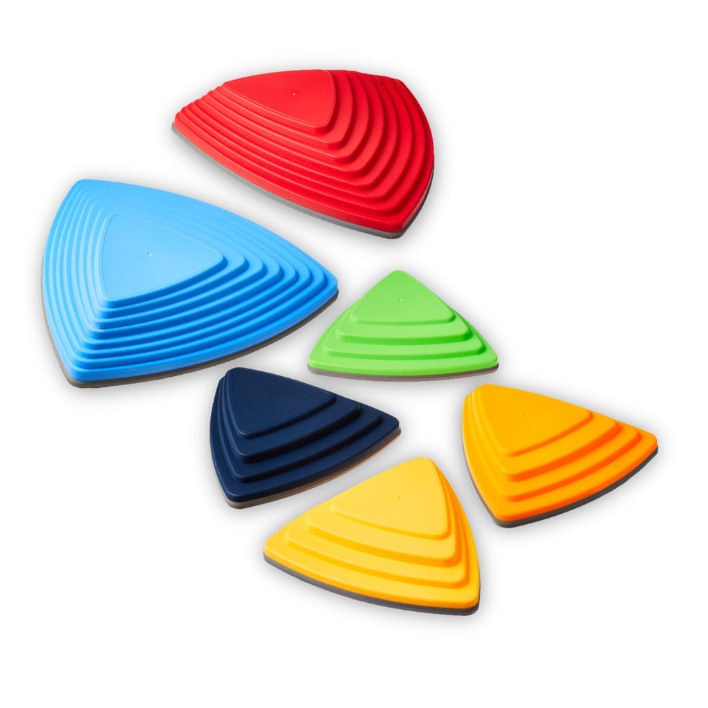 Non-Slip Stepping Stones, 6-Piece Balance Set for Children Ages 3+