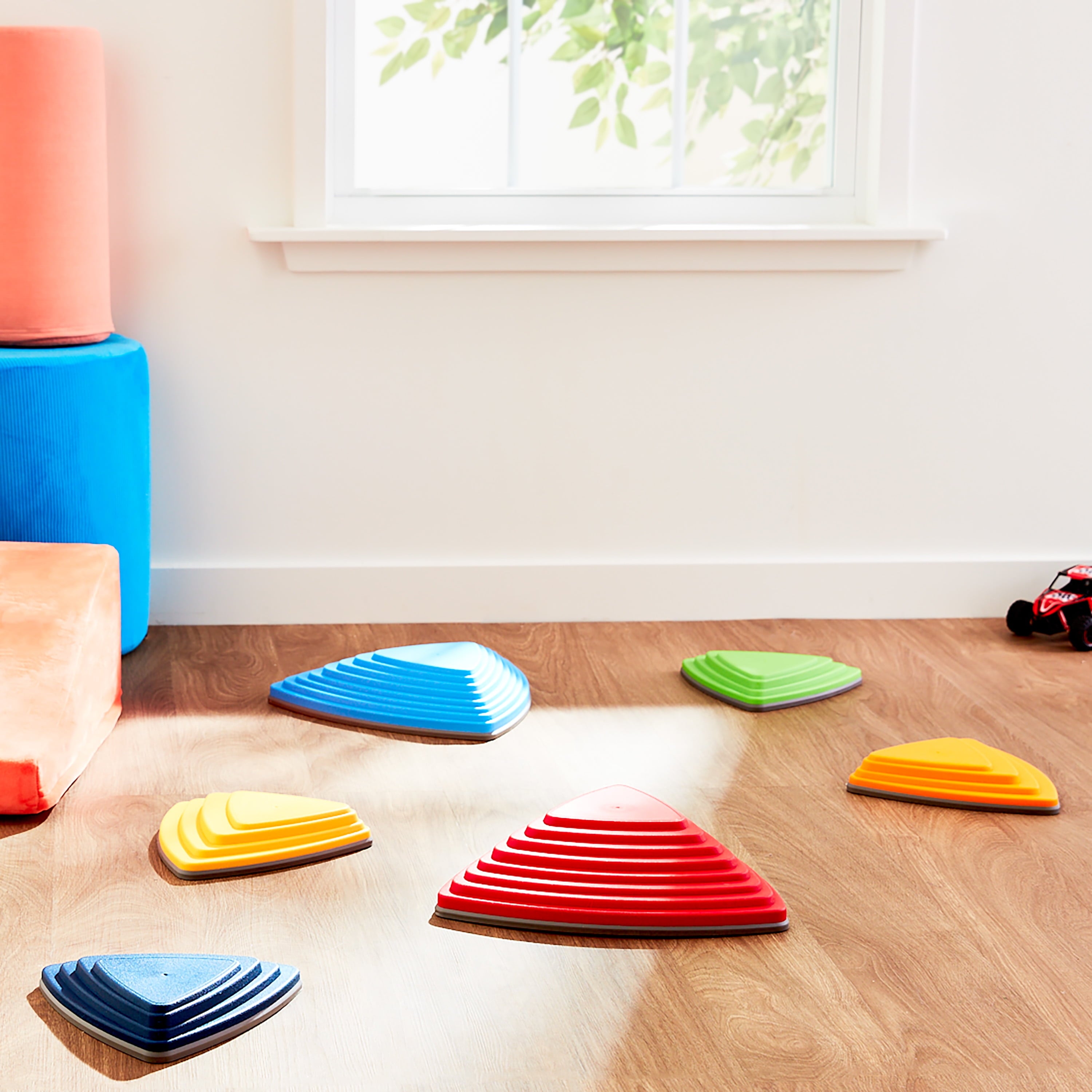 Non-Slip Stepping Stones, 6-Piece Balance Set for Children Ages 3+