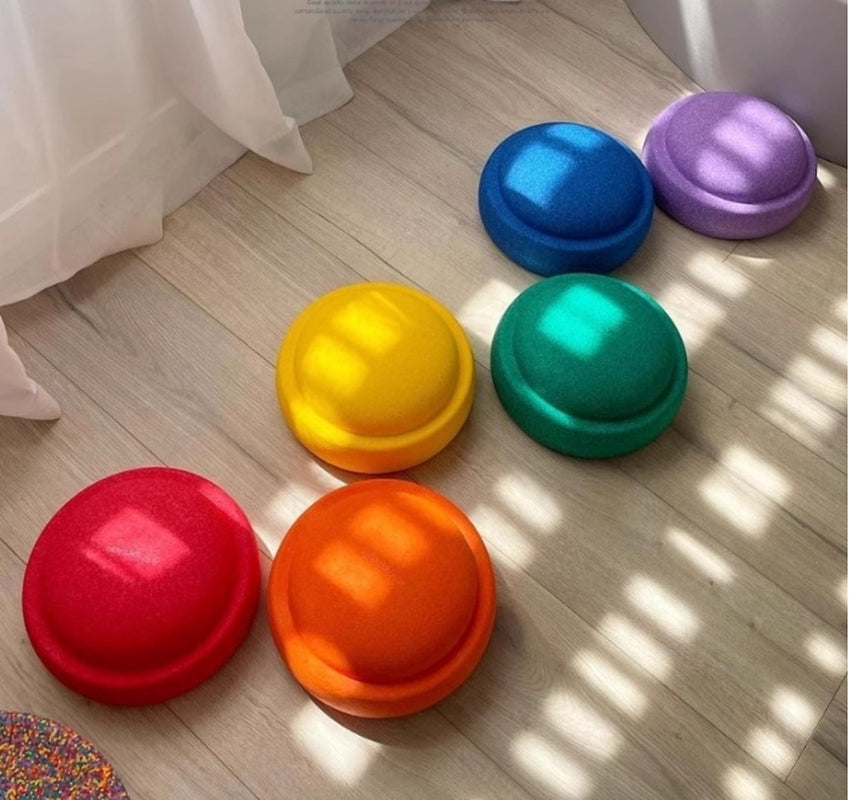 Rainbow River Crossing Stone Children'S Balance Training Puzzle Toy
